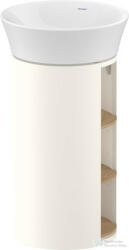Duravit WHITE TULIP álló 2 polcos mosdótartó szekrény 236550 mosdóhoz, Nordic White High Gloss/Natural Oak solid WT42390H5H4 (WT42390H5H4)