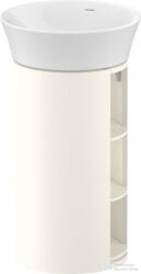 Duravit WHITE TULIP álló 2 polcos mosdótartó szekrény 236550 mosdóhoz, Nordic White High Gloss WT42390H4H4 (WT42390H4H4)