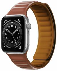 Curea cauciuc Magnetic Strap compatibila cu Apple Watch 1/2/3/4/5/6/SE 38/40mm Brown (9145576255728)