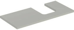 Geberit One mosdópult jobb oldali kivágással 105x47 cm, pultra ültethető tálformájú mosdóhoz, matt greige 505.314. 00.7 (505.314.00.7) - szaniteronline