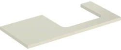 Geberit One mosdópult jobb oldali kivágással 105x47 cm, pultra ültethető mosdóhoz, magasfényű homokszürke 505.324. 00.4 (505.324.00.4) - szaniteronline