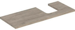 Geberit One mosdópult jobb oldali kivágással 120x47 cm, pultra ültethető tálformájú mosdóhoz, hikoridió 505.315. 00.6 (505.315.00.6) - szaniteronline