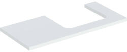 Geberit One mosdópult jobb oldali kivágással 105x47 cm, pultra ültethető mosdóhoz, matt fehér 505.324. 00.2 (505.324.00.2) - szaniteronline
