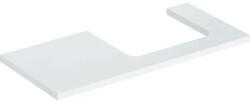 Geberit One mosdópult jobb oldali kivágással 105x47 cm, pultra ültethető mosdóhoz, magasfényű fehér 505.324. 00.1 (505.324.00.1) - szaniteronline