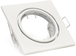 V-TAC Billenthető Olcsó spot lámpatest, négyzet alakú, fehér - kettesével rendelhető (26749)