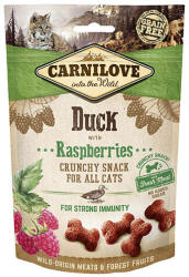  Carnilove Cat Crunchy Snack Duck with raspberries - Kacsahús málnával 50g - petguru