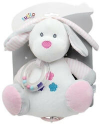 Tulilo plüss zenélő játék - rózsaszín kutyus