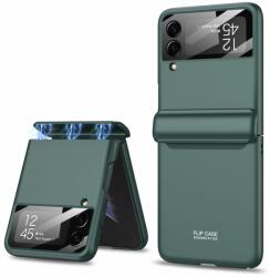 GKK MAGNETIC Husa din plastic Samsung Galaxy Z Flip4 5G verde inchis