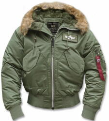 Alpha Industries 45 P Hooded - sage green