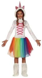 Fiestas Guirca Costum pentru copii - Unicorn colorat Mărimea - Copii: L Costum bal mascat copii