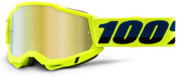 100% Motocross szemüveg 100% ACCURI 2 fluossárga (arany tükör plexiüveg)