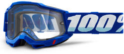 100% Motocross szemüveg 100% ACCURI 2 kék (dupla tiszta védőburkolat)
