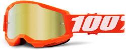100% Motocross szemüveg 100% STRATA 2 Narancsnarancs (arany tükör plexiüveg)
