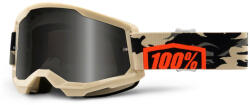 100% Motocross szemüveg 100% STRATA 2 Homok kombat bézs (füstplexi)