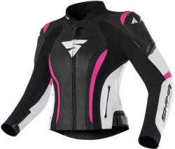 Shima Női kabát Motorkerékpárhoz Shima Miura 2.0 fekete-fehér-rózsaszín