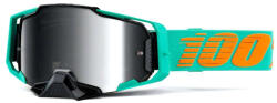 100% ARMEGA Clark motocross szemüveg türkiz (tükörezüst plexi)
