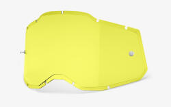  100% Injected Racecraft 2/Accuri 2/Strata 2 plexi sárga (Anti-fog)