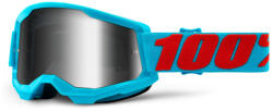 100% Motocross szemüveg 100% STRATA 2 Csúcskék (ezüst tükör plexiüveg)