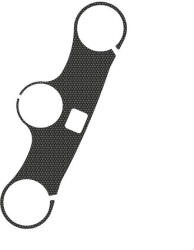 Puig Yoke protector PUIG NAKED 20494U szürke