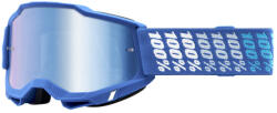 100% Motocross szemüveg 100% ACCURI 2 Yarger fehér-kék (kék plexi)