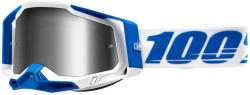 100% Motocross szemüveg 100% RACECRAFT 2 Isola fehér-kék (ezüst plexi)