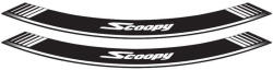 Puig Rim strip PUIG SCOOPY 5559B fehér set of 8 rim strips