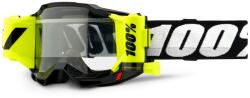 100% Motocross szemüveg 100% ACCURI 2 Roll-Off fekete (átlátszó szemellenző)