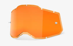  100% Injected Racecraft 2/Accuri 2/Strata 2 plexi narancssárga tükrös (Anti-fog)