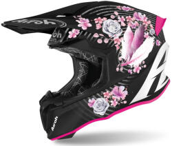 Airoh Motocross sisak Airoh Twist Mad fekete-rózsaszín