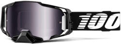 100% Motocross szemüveg 100% ARMEGA fekete (ezüst plexi)