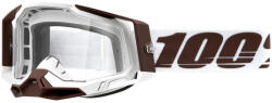 100% Motocross szemüveg 100% RACECRAFT 2 Hómadár barna-fehér (tiszta szemellenző)