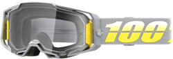 100% Motocross szemüveg 100% ARMEGA Komplex sárga-szürke (átlátszó plexi)