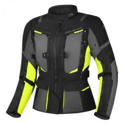 Shima Női motoros kabát Shima Hero 2.0 fekete-szürke-fluo sárga