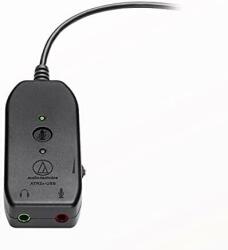 Audio-Technica Microfon Audio Technica ATR2x-USB adapter 3.5 to USB-C black - 3.5mm to USB digital audio adapter (ATR2x-USB) - pcone
