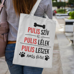  Pulis szív és pulis lélek vászontáska (pulis_sziv_lelek_vaszontaska)