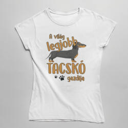  A világ legjobb tacskó gazdija női póló (a_vilag_legjobb_tacsko_gazdija_noipolo)
