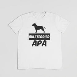  Bullterrier apa férfi póló (bullterrier_apa_ferfi_polo)