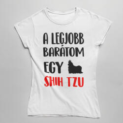 A legjobb barátom egy shih tzu női póló (a_legjobb_baratom_egy_shih_tzu_noi_polo)