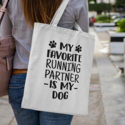  My favorite running partner is my dog vászontáska (my_favorite_running_partner_vaszontaska)