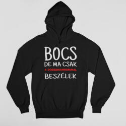  Bocs de ma csak a dobermannommal beszélek pulóver (bocs_de_ma_csak_a_dobermannommal_pulover)