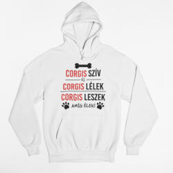 Corgis szív és corgis lélek férfi pulóver (corgis_sziv_lelek_ferfipulover)