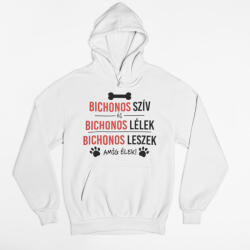  Bichonos szív és bichonos lélek női pulóver (bichonos_sziv_lelek_noipulover)