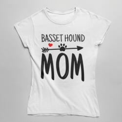  Basset hound mom női póló (basset_hound_mom_noipolo)