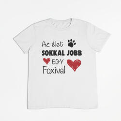  Az élet sokkal jobb egy foxival férfi póló (az_elet_sokkal_jobb_egy_foxival_ferfipolo)