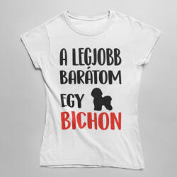  A legjobb barátom egy bichon női póló (a_legjobb_baratom_egy_bichon_noipolo)