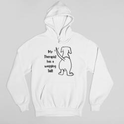  My therapist has a wagging tail pulóver (my_therapist_has_a_wagging_tail_pulover)