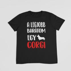  A legjobb barátom egy corgi férfi póló (a_legjobb_baratom_egy_corgi_ferfipolo)