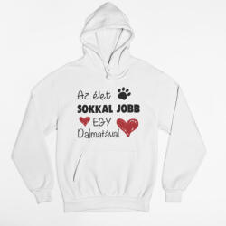  Az élet sokkal jobb egy dalmatával pulóver (az_elet_sokkal_jobb_egy_dalmataval_pulover)