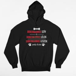  Dobermannos szív és dobermannos lélek pulóver (dobermannos_sziv_lelek_pulover)
