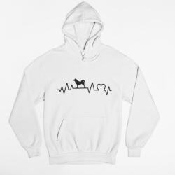  Akita heartbeat pulóver (akita_heartbeat_pulover)
